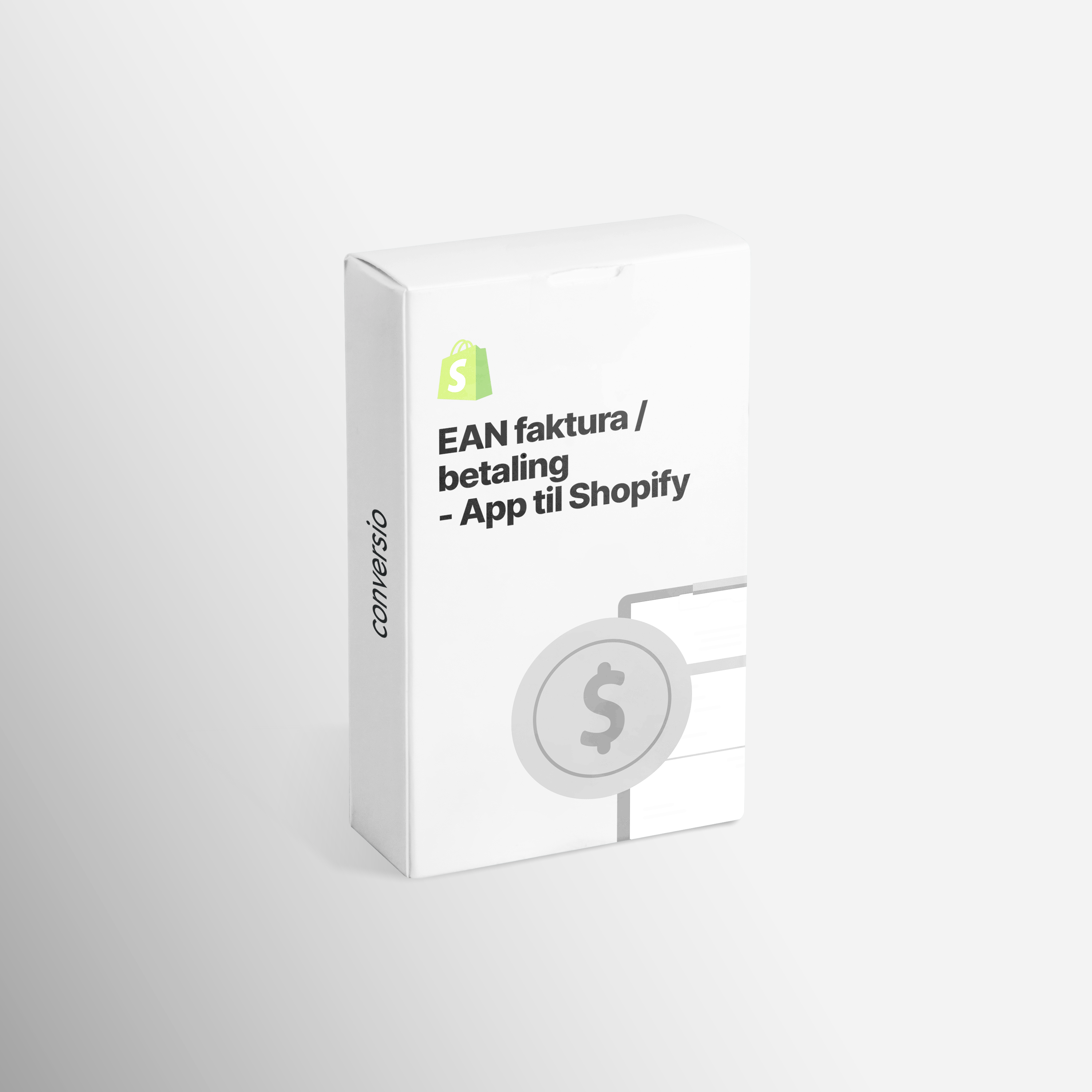 EAN faktura / betaling - App til Shopify